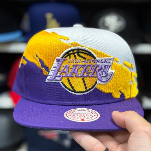 Los Angeles Lakers Multicolor Mitchell & Ness Snapback - Picture 2 of 4
